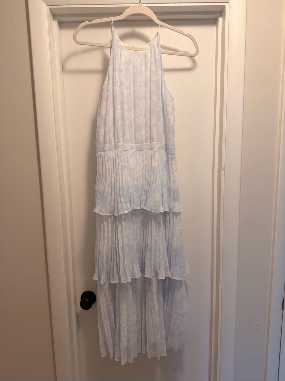 Ann Taylor Floral Tiered Maxi Dress